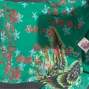 Ed hardy vintage tee shirt long sleeve top eagle graffti logo unisex rare